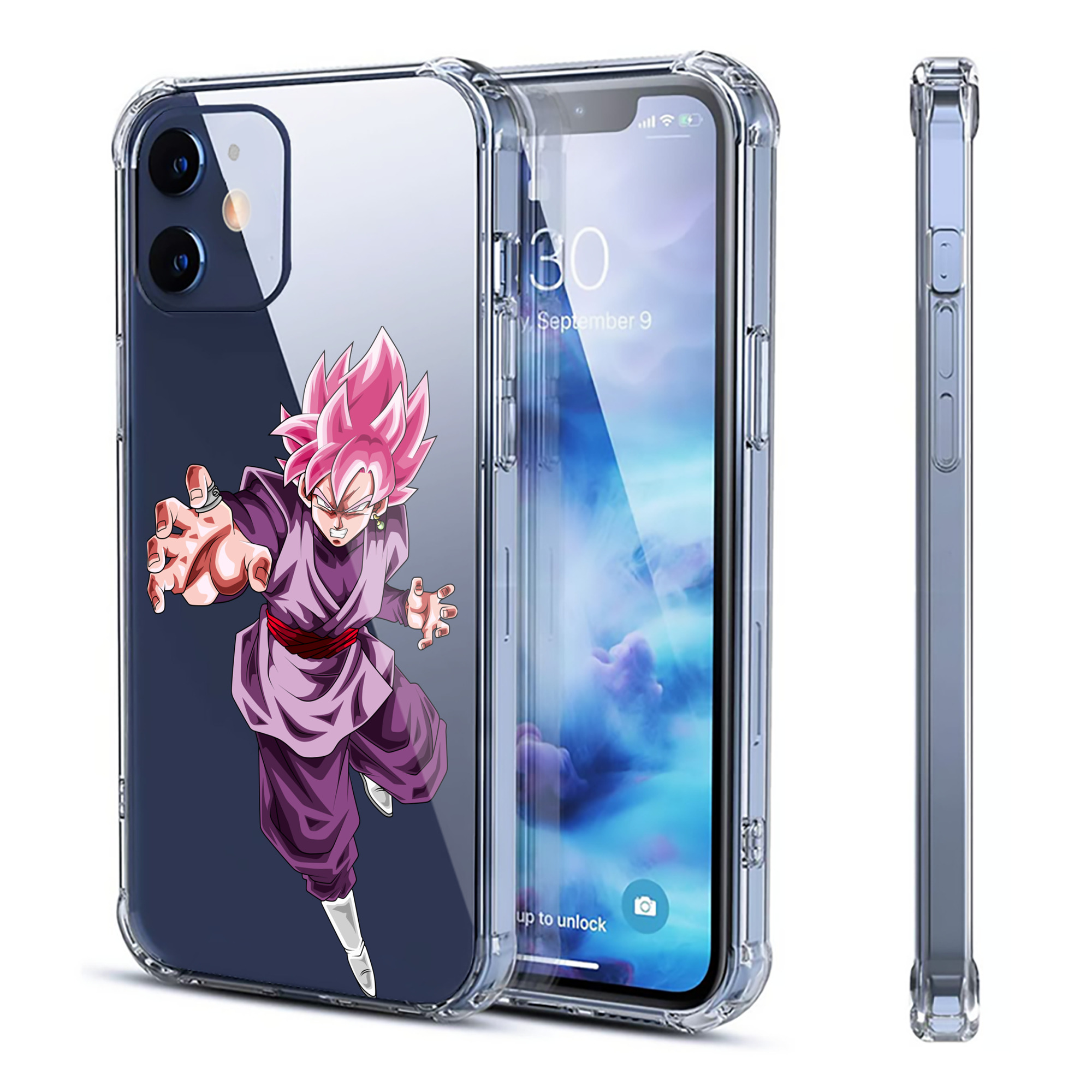 （画像用） ドラゴンボール ベジット DRAGON BALL Vegetto 【iPhone 12シリーズ対応】透明スマホケース（クリアソフトケース）